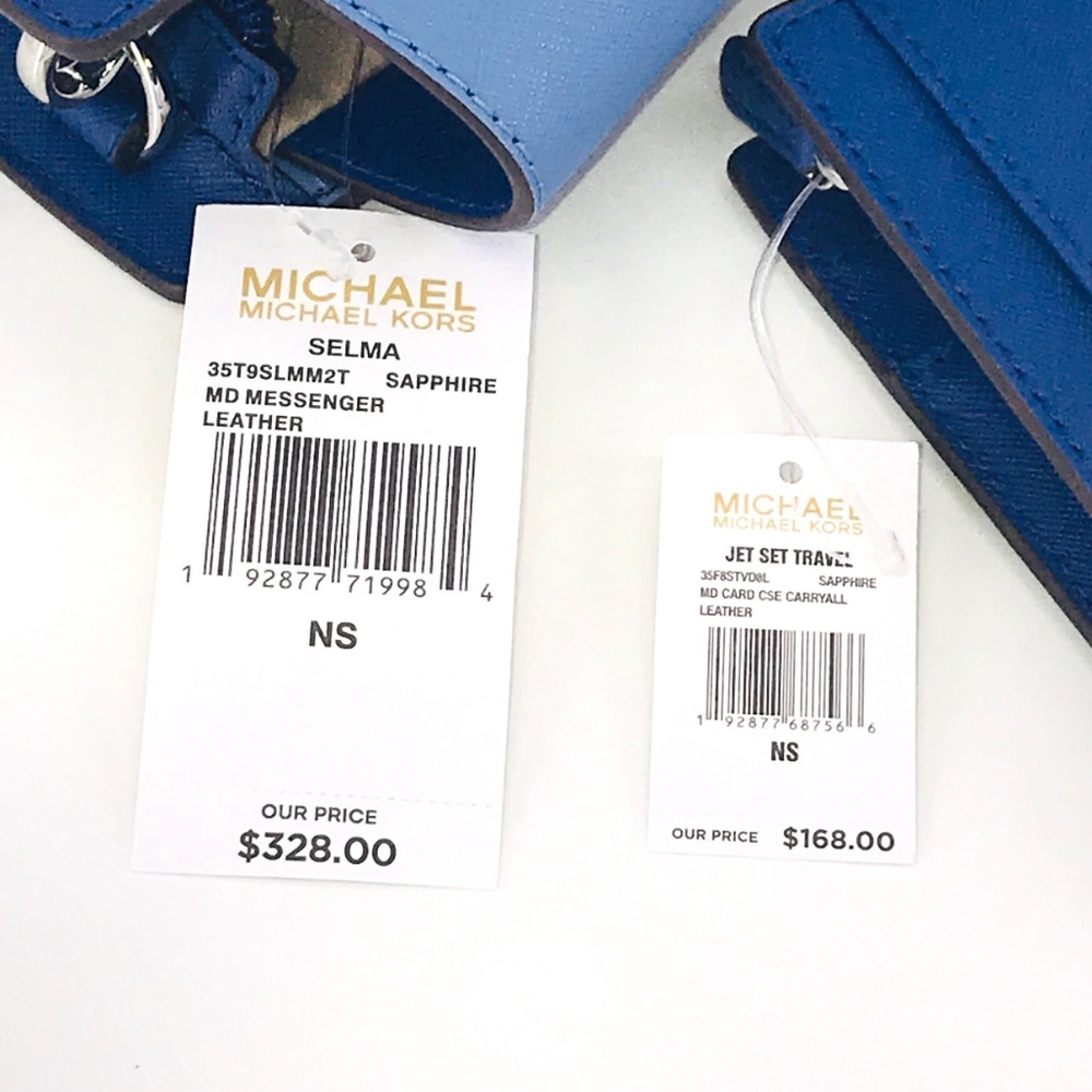 2PCS Michael Kors Selma Messenger Bag Wallet Set - Picture 8 of 8